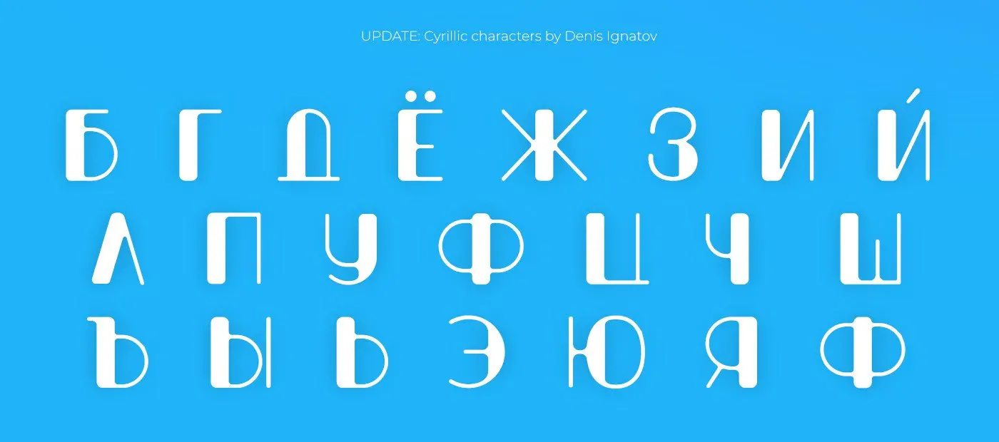 Шрифт Bondi Cyrillic