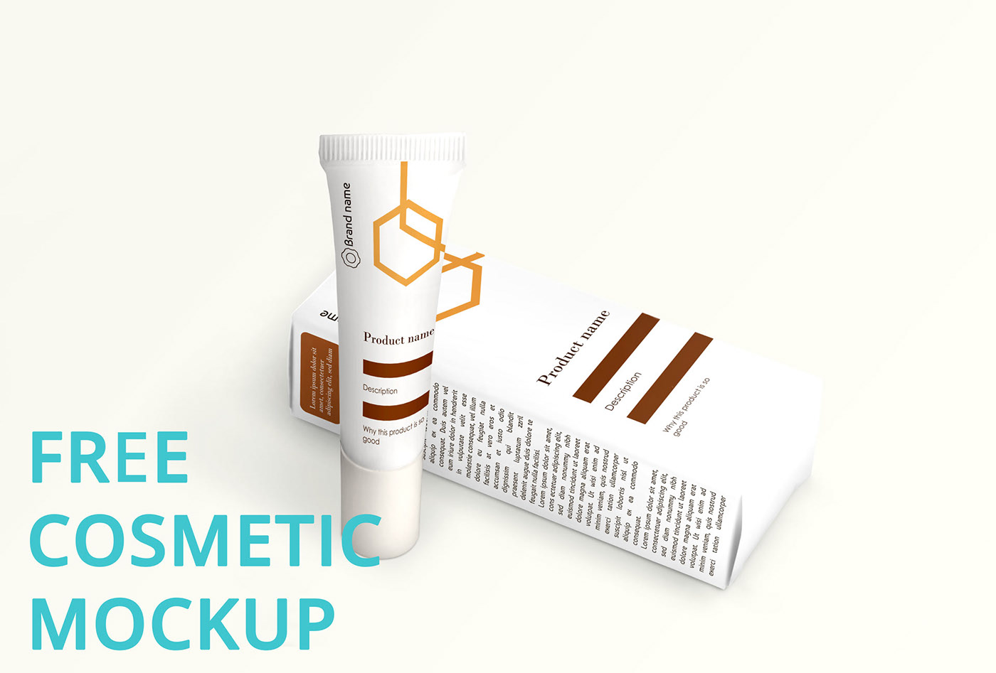 Free Cosmetic Mockup (v1) PSD