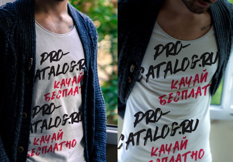 Download T-Shirts On a Male Model Free Mockups PSD | Каталог графики